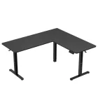 Huzaro Hero 9.5 elektromosan emelhető sarok gamer asztal, 160 cm x 140 cm