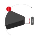 Huzaro Hero 9.5 elektromosan emelhető sarok gamer asztal, 160 cm x 140 cm