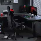 Huzaro Hero 9.5 elektromosan emelhető sarok gamer asztal, 160 cm x 140 cm
