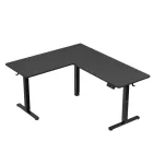 Huzaro Hero 9.5 elektromosan emelhető sarok gamer asztal, 160 cm x 140 cm