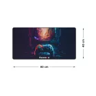 Huzaro Mousepad 4.0 gamer egérpad, 80 x 40 cm
