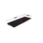 Huzaro Mousepad 2.0 XL RGB gamer egérpad, 80 x 30 cm