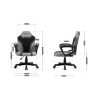 Huzaro Ranger 1.0 gyermek gamer szék, szürke