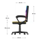 Huzaro Ranger 1.0 gyermek gamer szék, RGB