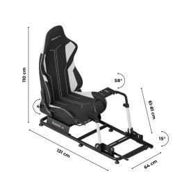   Huzaro Speed 5.5 Sim racing cockpit – állítható versenyszimulátor ülés