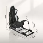 Huzaro Speed 5.5 Sim racing cockpit – állítható versenyszimulátor ülés