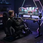 Huzaro Speed 6.0 Sim Racing Cockpit – Komplett versenyszimulátor váz üléssel, monitorállvánnyal és váltótartóval