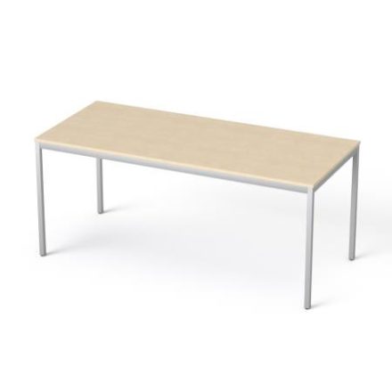 MAYAH Általános asztal fémlábbal, 75x130 cm, MAYAH "Freedom SV-38", juhar