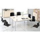 MAYAH Általános asztal fémlábbal, 75x150 cm, MAYAH "Freedom SV-39", juhar