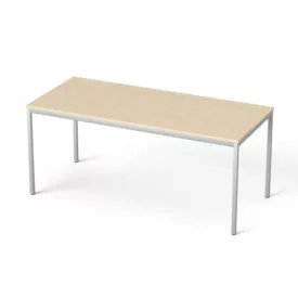   MAYAH általános asztal fémlábbal, 75x170 cm, "Freedom SV-40", juhar