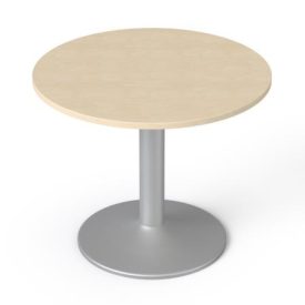 MAYAH Tárgyalóasztal, kör, szürke fémlábbal, O 60 cm, MAYAH "Freedom SV-57", juhar   MAYAH Tárgyalóasztal, kör, szürke fémlábbal, O 60 cm, MAYAH "Freedom SV-57", juhar