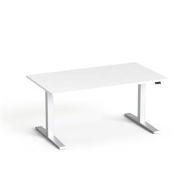   MAYAH Állítható magasságú íróasztal, 140x80 cm, "Freedom SV-302", fehér