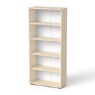 MAYAH Szekrény,  5 rendező magas, nyitott, polcos,  "Freedom SV-02", juhar