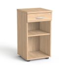 MAYAH Szekrény, asztalmagas, fiókos, nyitott polcos, MAYAH "Freedom SV-14", tölgy
