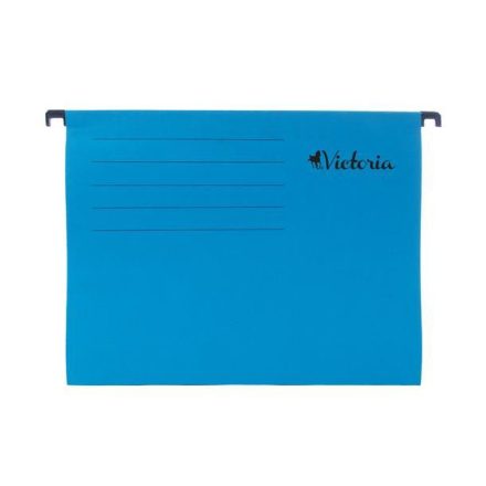 Függőmappa, karton, A4, VICTORIA OFFICE, kék