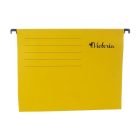 Függőmappa, karton, A4, VICTORIA OFFICE, sárga