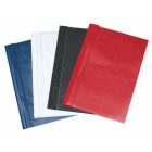 Gyorsfűző, kemény hátlappal, PVC, A4, VICTORIA OFFICE, piros