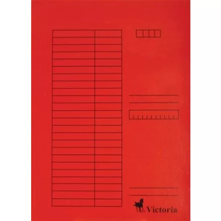 Pólyás dosszié, Victoria, piros, 5 db