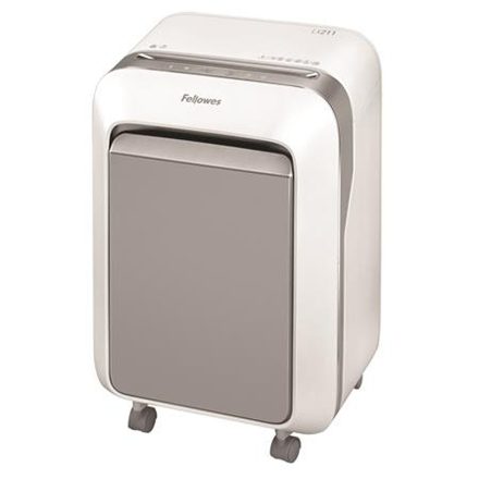 Iratmegsemmisítő, mikrokonfetti, 14 lap, FELLOWES Powershred LX211, fehér