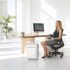 Iratmegsemmisítő, mikrokonfetti, 14 lap, FELLOWES Powershred LX211, fehér