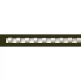   FELLOWES Spirál, műanyag, 6 mm, 10-20 lap, FELLOWES, 100 db, fehér