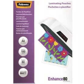 FELLOWES 80 mikron matt A3 meleglamináló fólia