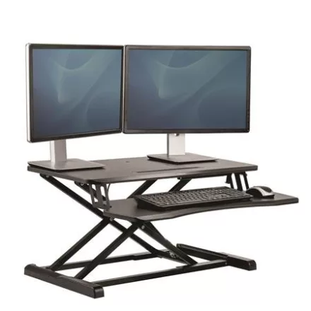 FELLOWES Corsivo Ülő/álló munkaállomás, fekete