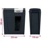 Iratmegsemmisítő, mikrokonfetti, 4 lap, REXEL, Secure MC4