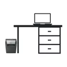 Iratmegsemmisítő, konfetti, 6 lap, REXEL, Momentum M515