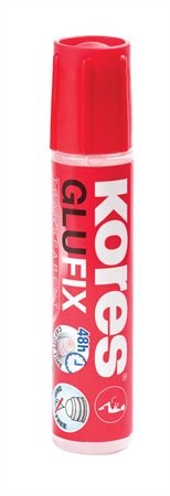 Kenőfejes ragasztó, 30 ml, KORES "Glufix"