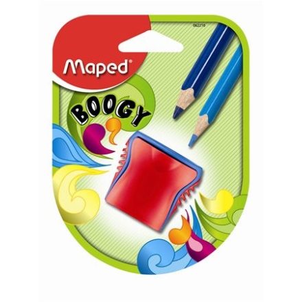 MAPED Hegyező, kétlyukú, tartályos, MAPED "Boogy", vegyes színek