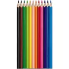 MAPED Akvarell ceruza készlet, háromszögletű, ecsettel, MAPED "Color'Peps", 12 különböző szín