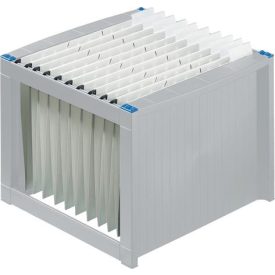 HELIT Függőmappa tároló, műanyag, szürke