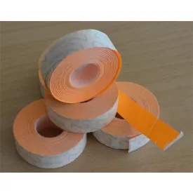 METO Árazógépszalag, 19x16 mm, METO, narancs