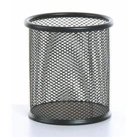 VICTORIA fémhálós írószertartó, fekete