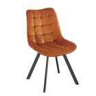 J265 bársony szék, több színben