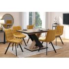 J265 bársony szék, több színben