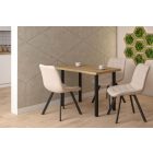 J265 bársony szék, több színben