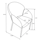 K26-FX szövet szék, több színben