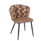 K47-FX bársony szék, fekete lábakkal, több színben