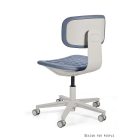 UNIQUE Robin munkaszék, szürke váz