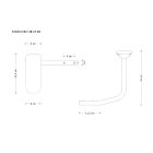 Unique Karfa KM,KP,KW - Robin, Lapis székekhez, szürke