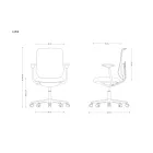 UNIQUE LAPIS irodai szék