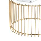 L13-FX kerek üveg dohányzóasztal, többféle