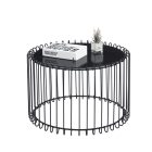 L13-FX kerek üveg dohányzóasztal, többféle