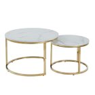 L3-FX kerek dupla dohányzóasztal, többféle