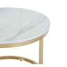 L3-FX kerek dupla dohányzóasztal, többféle