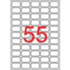 APLI Etikett, univerzális, 36,8x23,8 mm, eltávolítható, kerekített sarkú, APLI, 5500 etikett/csomag