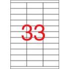 APLI Etikett, univerzális, 70x25,4 mm, APLI, 16500 etikett/csomag