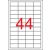 APLI Etikett, univerzális, 48,5x25,4 mm, APLI, 1100 etikett/csomag